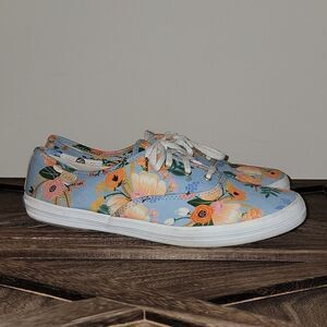 Keds x Rifle Paper Co. Champion Floral Print Sneakers Size 10